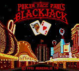 Poker Face Paul's Blackjack screenshot 3 for Sega Game Gear